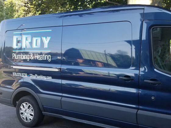 CRoy Plumbing & Heating work van